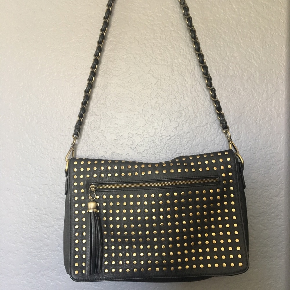 Black & gold crossbody!